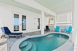 Una piscina climatizada