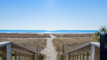 Accommodatie ligt op het strand