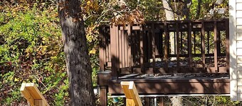 Quite cove dock trailer parking sleeps14 two kayaks games floats firepit