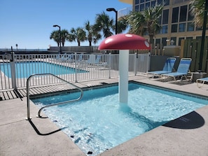 Indoor pool, outdoor pool