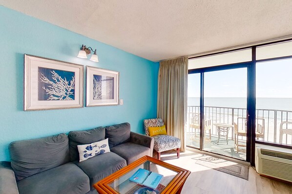 TV, DVD player, video library