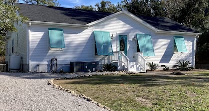 Four bedroom home and short walk to the beach!