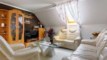 Télévision, cheminée