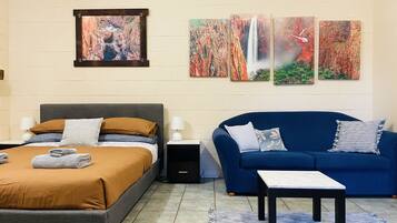 1 bedroom, iron/ironing board, free WiFi, bed sheets