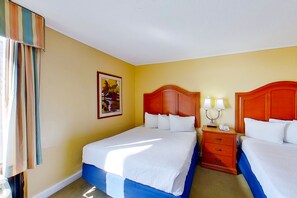 1 bedroom, iron/ironing board, Internet, bed sheets
