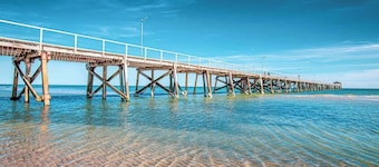 Beachfront self contained upstairs apartment