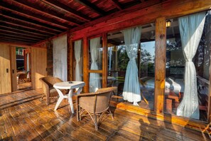 Balcony view - Aqua Marina Beach Cottages (Candolim)