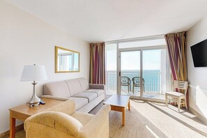 TV, DVD player - 16th-floor oceanfront condo with memorable beach views, hot tubs, pools, gym (Myrtle Beach)