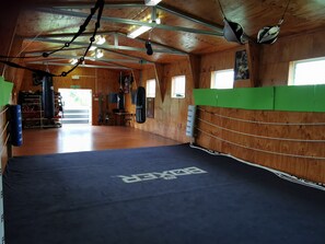 Fitness facility - With the lake on your doorstep, BEACH 2 minutes away and river swimming hole . (Opunake)