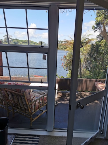 With the lake on your doorstep, BEACH 2 minutes away and river swimming hole .