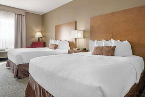 Standard Room, 2 Queen Beds, Non Smoking, Refrigerator & Microwave | Desk, laptop workspace, iron/ironing board, free cribs/infant beds - Best Western Plus Jefferson (Jefferson)