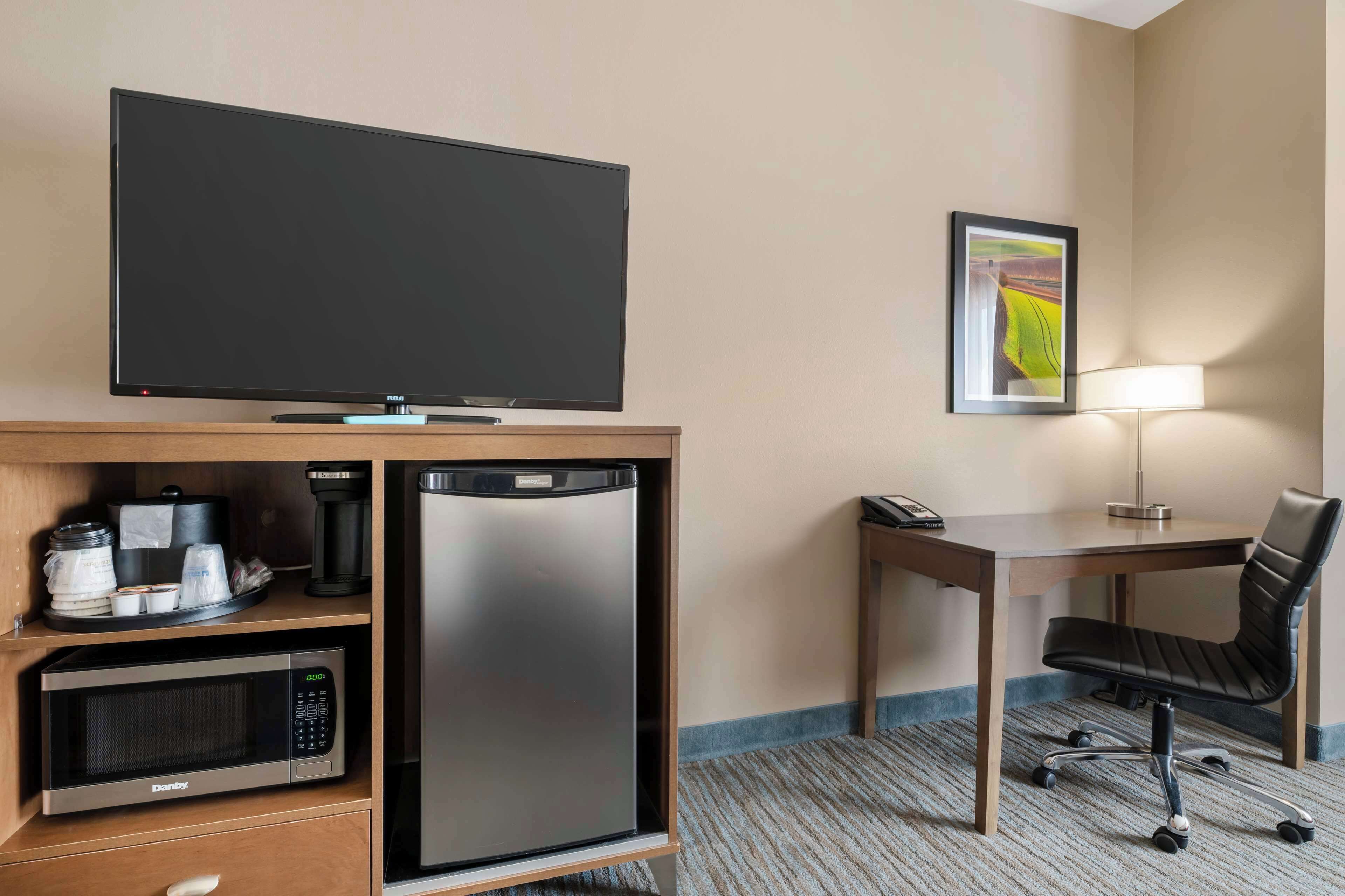 standard room, 2 queen beds, accessible, refrigerator & microwave | 1 bedroom, desk, laptop workspace, iron/ironing board