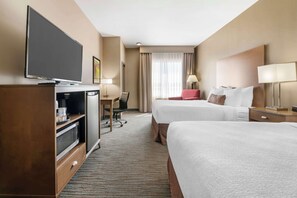 Standard Room, 2 Queen Beds, Accessible, Refrigerator & Microwave | Desk, laptop workspace, iron/ironing board, free cribs/infant beds - Best Western Plus Jefferson (Jefferson)