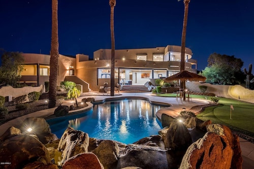 Happy Valley Hideaway | Resort-like home with amazing views & walking distance to hiking trails!