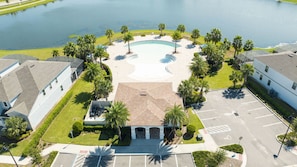 Exterior - Family 5-Bedroom Villa w/ Private Pool & BBQ – Windsor at Westside Near Disney! (Four Corners)