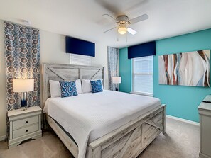 5 bedrooms, iron/ironing board, travel cot, free WiFi