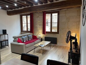 Smart TV - Apartment 2 - 55 m2 in the historic center of Semur en Auxois (Semur-en-Auxois)