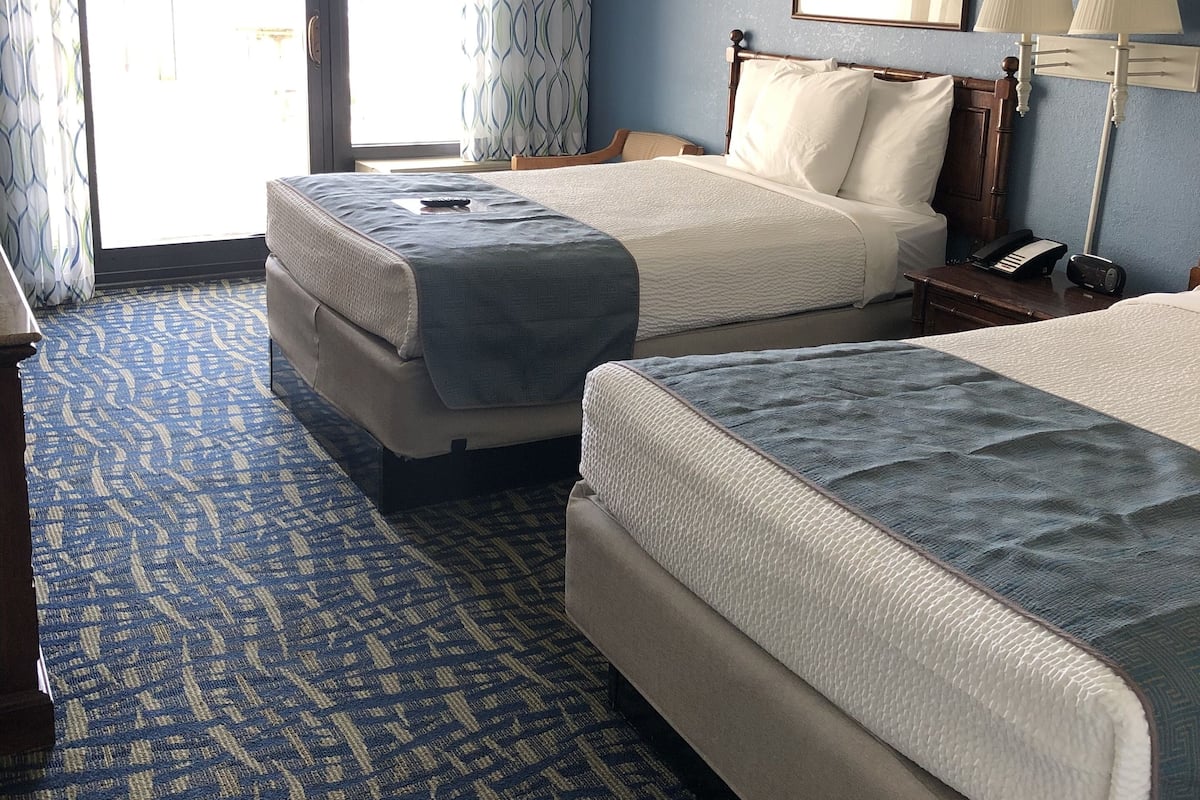 Chambre Standard, 2 lits doubles, terrasse | 1 chambre, bureau, fer et planche à repasser, Wi-Fi gratuit
