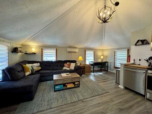 TV connectée, cheminée