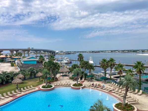 Indoor pool, a heated pool