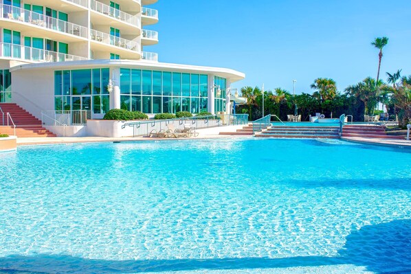 Indoor pool, a heated pool