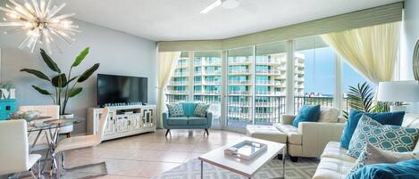 Smart TV, DVD player, ping pong, books