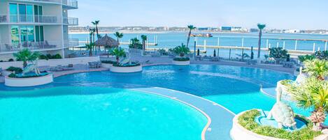 Indoor pool, a heated pool