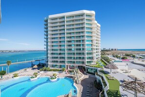 Exterior - Four Bedroom Family-Friendly Condo with Wraparound Balcony! Complimentary Boat Slip! (Orange Beach)