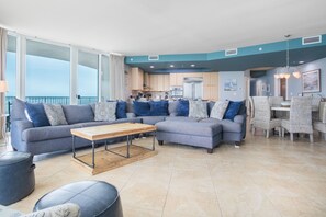 TV, ping pong, books, stereo