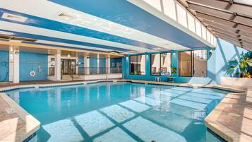 Indoor pool, a heated pool