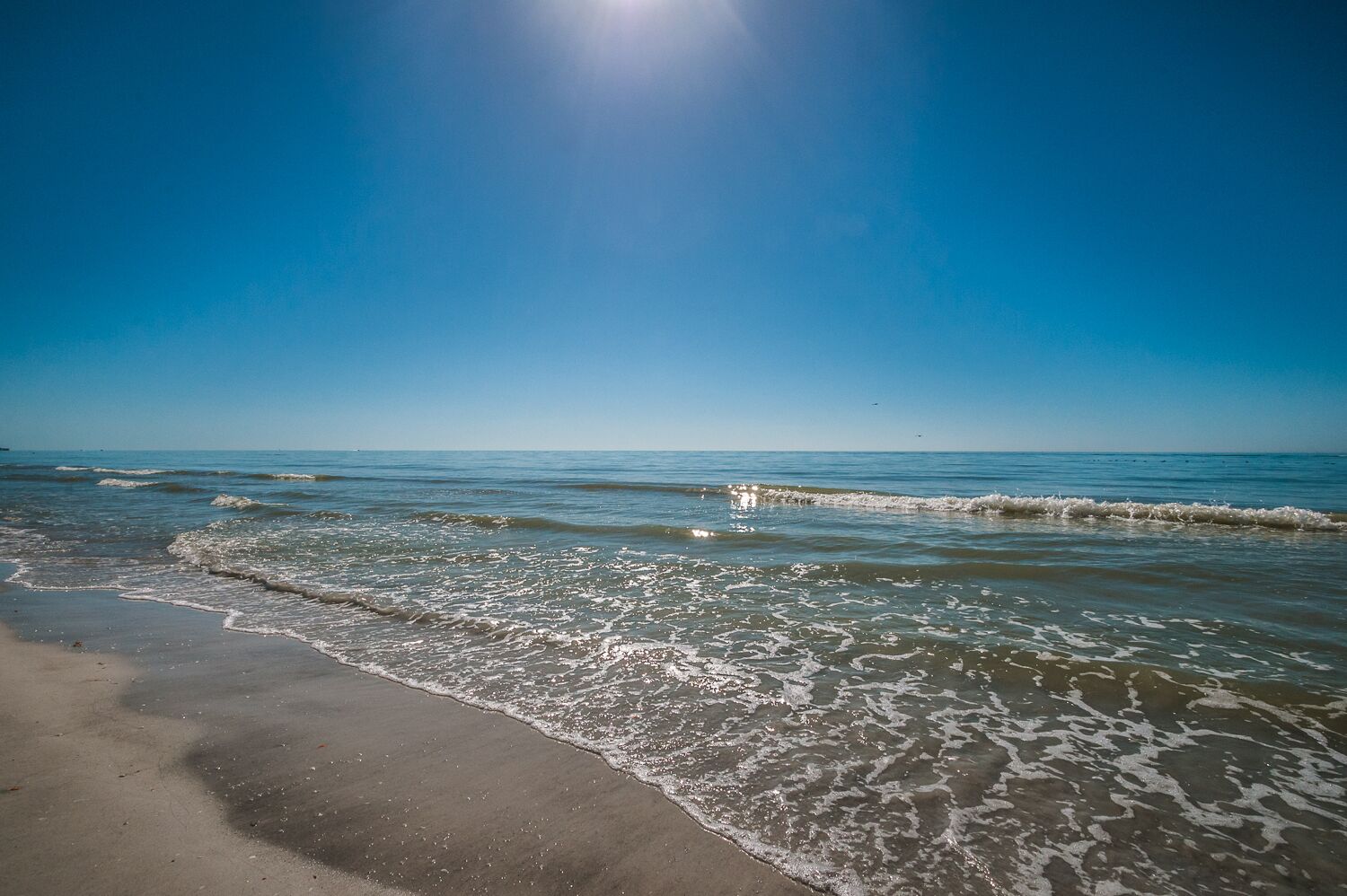 On the beach