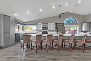 Fridge, microwave, oven, stovetop - Heated Pool*Entertainment Oasis*Private Chef*Central/Extremely Private Location (Phoenix)
