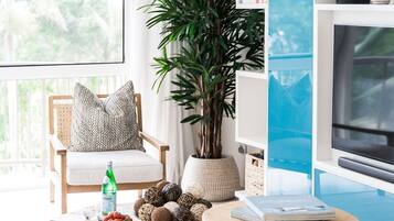 Fernseher, BĂŒcher, Stereoanlage