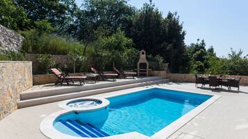 Villa (Four Bedroom Apartment - Balconies an) | Pool | Seasonal outdoor pool, pool umbrellas, pool loungers