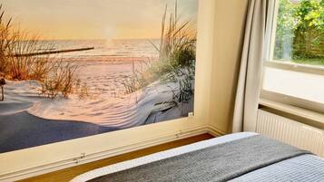 2 chambres, lit parapluie, Wi-Fi, draps fournis