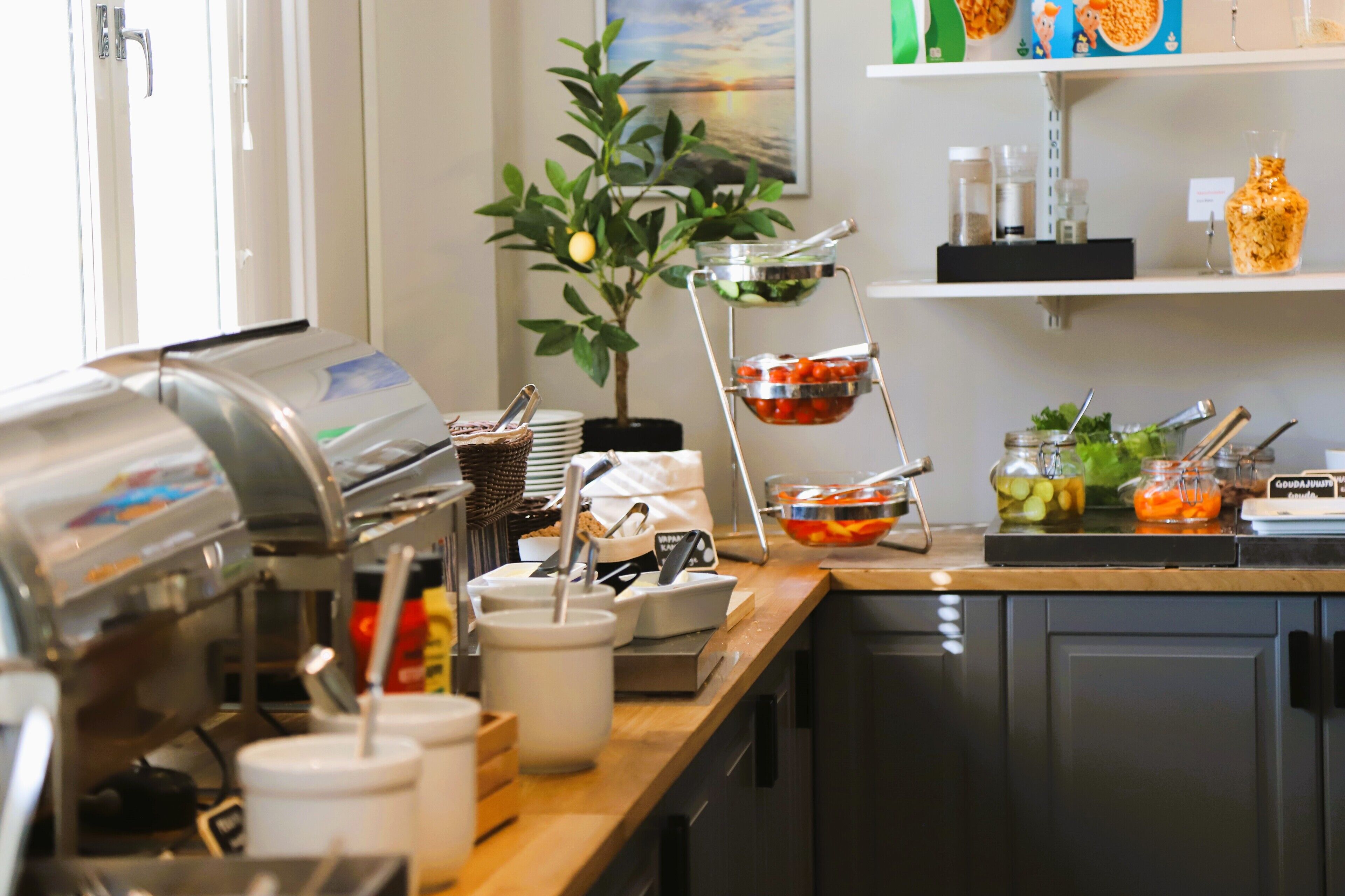 daily buffet breakfast (eur 12 per person)