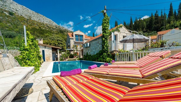 Villa (Three-Bedroom Villa with Swimming Poo) | Terrace/patio - Villa Mia - Trsteno (Dubrovnik)