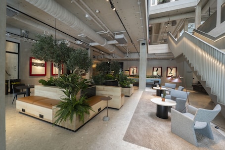 Sala de estar en el lobby