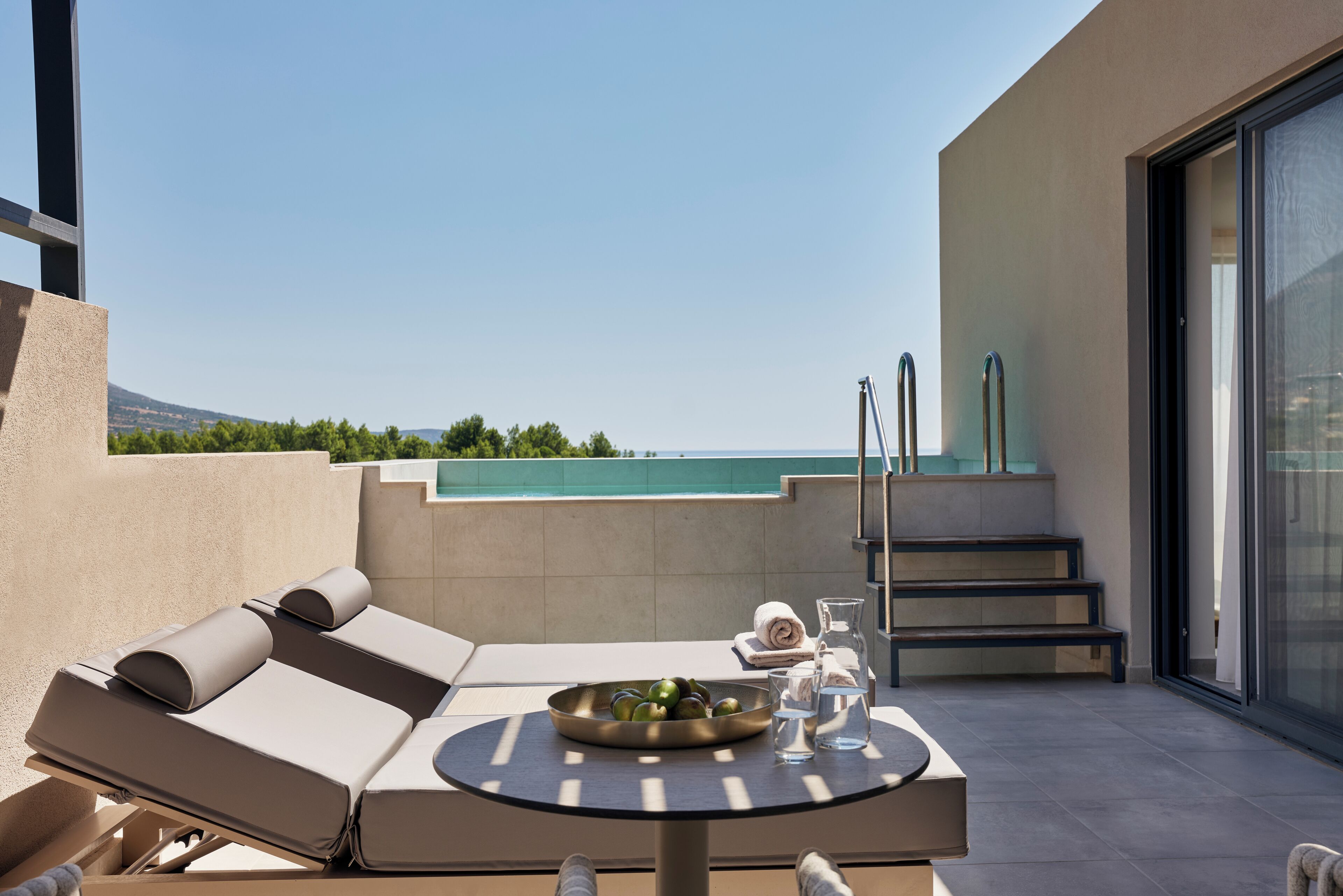 Honeymoon Suite Sea View with Cozy Private Pool | Terraza o patio