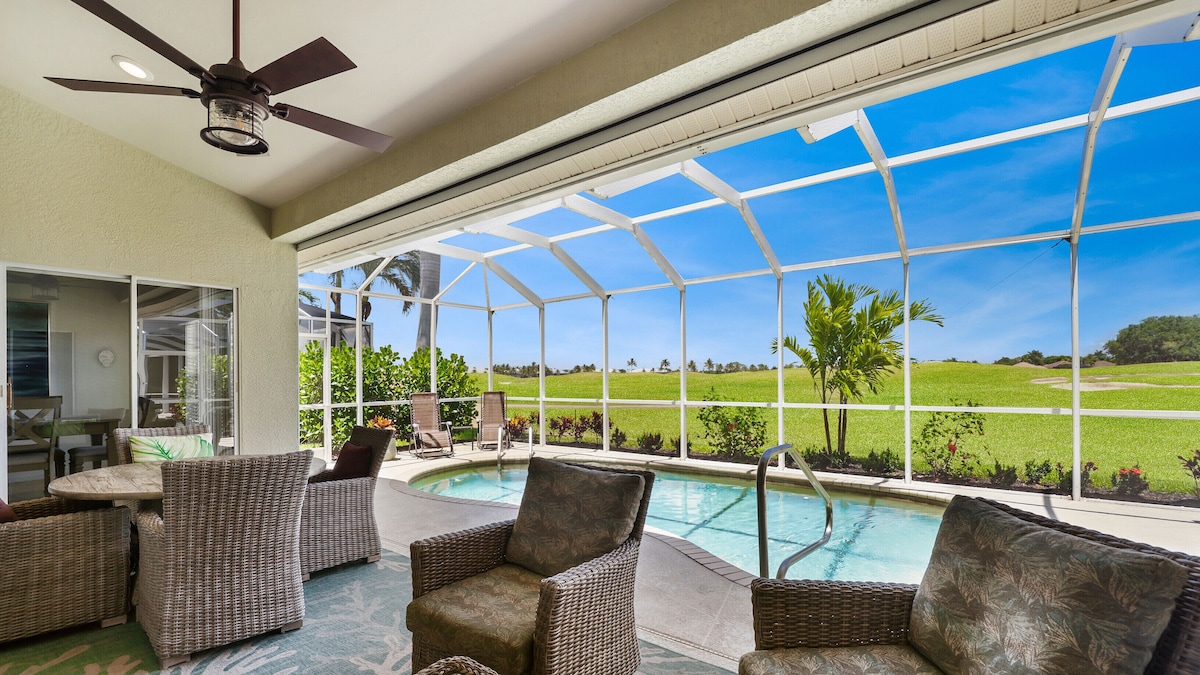 Photo 3 of Enjoy Players Club Access in this Luxurious Naples Golf Course Home.