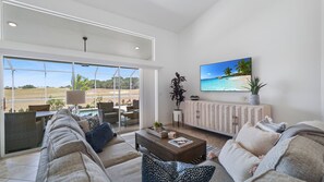 Smart TV, stereo - Enjoy Players Club Access in this Luxurious Naples Golf Course Home. (Naples)