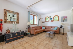 Televisión, chimenea y reproductor de DVD