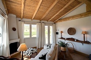 Cheminée, chaîne hi-fi