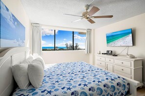 公寓客房, 多張床, 海景 (501-W) | 獨特裝潢、布置獨特、熨斗/熨衣板、免費無線上網