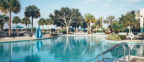Indoor pool, outdoor pool
