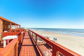 On the beach