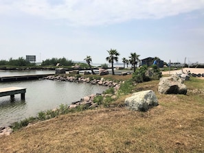 Enjoy serene lakeside views and peaceful surroundings.