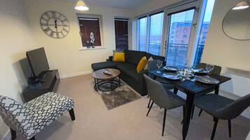 Luxury-Penthouse, eigenes Bad | Lounge