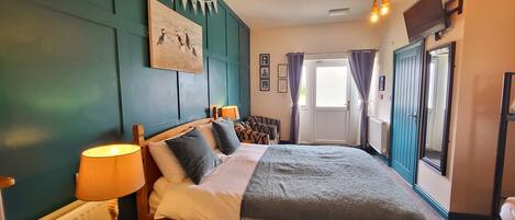 家庭客房 (Ynys Seiriol) | 獨特設計、獨特裝修、手提電腦工作空間、遮光窗簾/窗簾