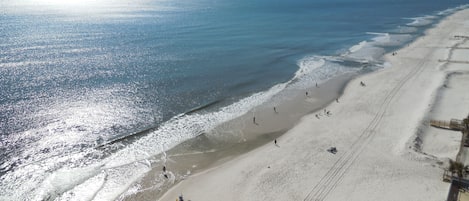 Am Strand, Strandtücher